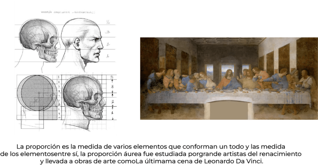 Proporciones del rostro humano y la última cena de Da Vinci